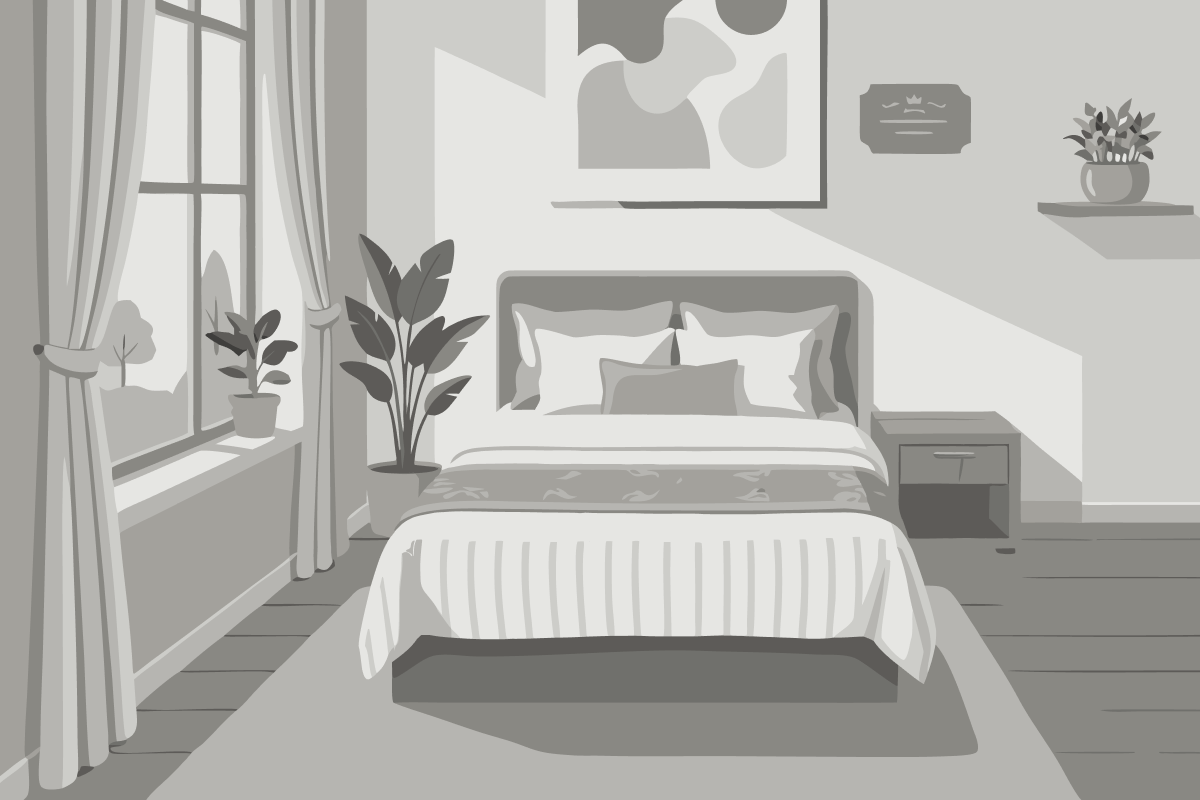 Deluxe Double Room with Two Double Beds - Non-Smoking